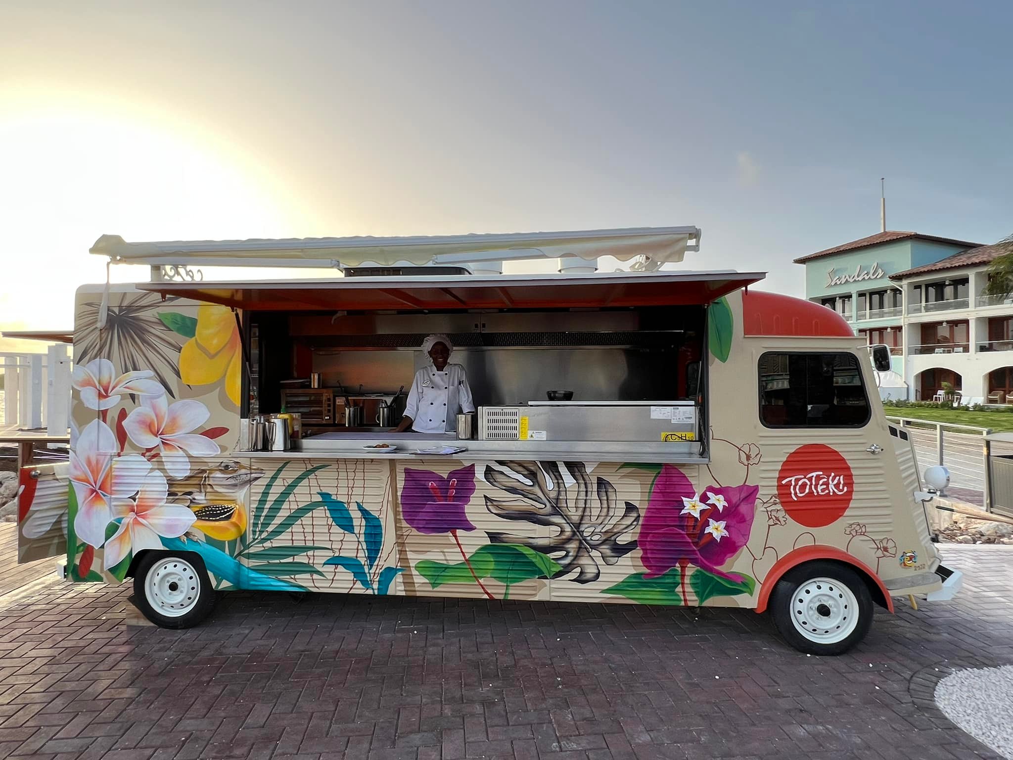 Sandals Royal Curacao Food Truck